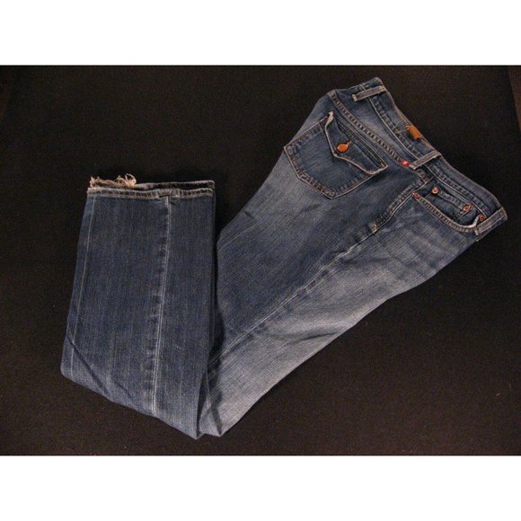 Lucky Brand Womens Jeans 31 x 31 MEASURED tag 10/30 CLASSIC RIDER Blue Denim - Picture 3 of 12